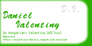 daniel valentiny business card